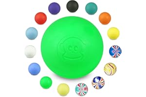 ‎CAPTAIN LAX Captain LAX Massageball Original - Lacrosseball, Hartgummi, mit den Maßen 6 x 6 cm geeignet für Triggerpunkt- & Faszienmassage/Crossfit