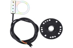 MAGT Sensor Pas Pas Sensor, Pedal de Bicicleta eléctrica 8 imanes E-Bike Pas System Assistant Sensor de Velocidad para Bicicleta eléctrica Bicicleta de montaña