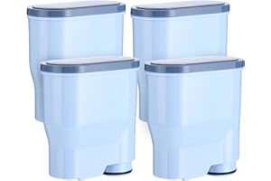 TOPESCT Filtro sostitutivo per acqua per macchine da caffè Philips AquaClean CA6903/10, CA6903/22, serie CA6903, riduttore di calcare, certificato TÜV SÜD, riduce PFAS, PFOA/PFOS (4 pezzi)