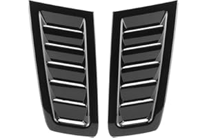 Gorgeri ABS Car Bonnet Air Vent Hood Air Vent Fits for RS MK2(Bright blackSI-AT26105)