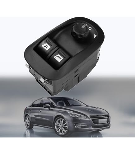 Interrupteur Lève-vitre électrique Pour Peugeot 206 (1998-2016) Et 306 (1993-2002) - Remplace 6554.WA, 6552.WP