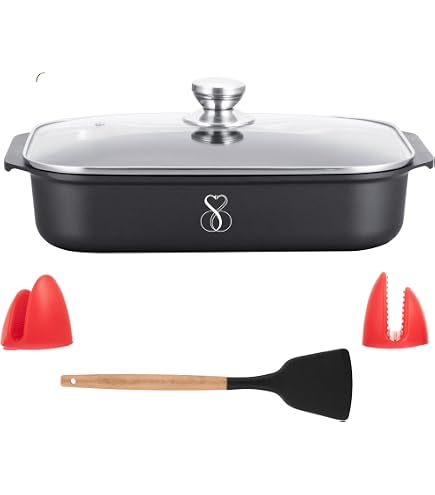 G4GADGET Teglia Antiaderente Da Forno 24 Cm - Acciaio Al Carbonio, Resistente E Lavabile In Lavastoviglie