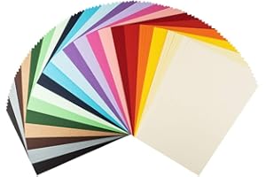 Ideen mit Herz Tonkarton | DIN A4 | 220g/m² | 20 Farben | 100 Bogen | Bastelpapier, Bastelkarton, Tonpapier, Fotokarton, buntes Papier (Bunte Farben)