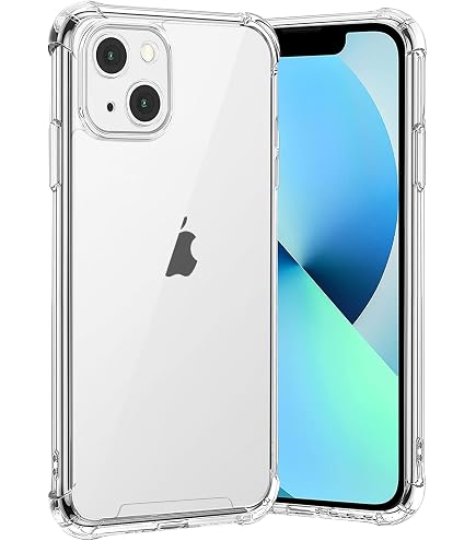 Gueche Cover Per IPhone 14 Pro Max (6.7'') - Custodia Ibrida Trasparente Con Retro Rigido E Bordo Morbido TPU, Airbag Antishock