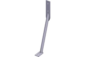 Gartenwelt Riegelsberger Sturmanker Basic stål 65 × 25 × 4 cm varmförzinkad | Skydd för staketsystem