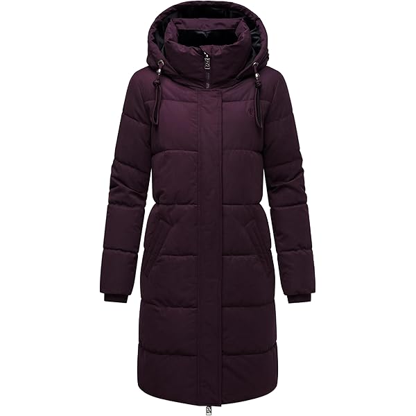 Navahoo Winterjas voor dames (S-3XL) - capuchon met trekkoord, deels honingraatachtige structuur - N108, XXL
