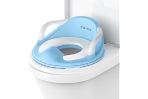 Kidiyana Toalettsits för barn från 1–5 år med mjuk och avtagbar kudde, halkfri och stabil toalettsitsreducerare, ergonomisk form för bekväm träning