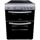 hotpoint hue61xs 60cm double oven electric cooker