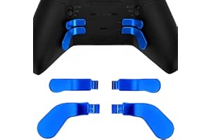 Ceozon Replacement Back Paddles 4 Pieces Metal Stainless Steel Trigger Locks for Xbox One Elite Controller Series 2 Xbox One Elite Back Buttons Accessories Blue