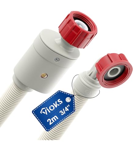 DL-pro Universele toevoerslang 1,5 m 3/4 inch aquastop slang waterslang veiligheidsslang voor wasmachine vaatwasser vaatwasmachine