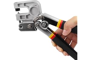 JTZXJJX Metal Stud Crimper Pliers, 270mm Stud Crimper Drywall Tools, Handheld Alloy Steel Punch Wall Fastening Tool, for Most Gypsum Board Work Decoration Projects