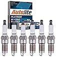 Sixity Auto 6 pc Autolite Platinum Spark Plugs compatible with Ford Explorer 4.0L V6 2005-2010