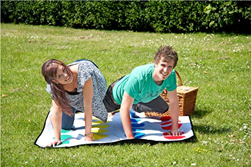 Twister Picknick Fleecedecke mit wasserdichter Schutztrger - 4