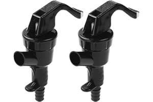 MERRDAY Grifo de plástico para Picnic, Grifo de Barril, Grifo de Cerveza, dispensador de líquido, desconexiones, Grifo de Cubo de embotellado de Barril de Grifo, Negro para Cerveza casera