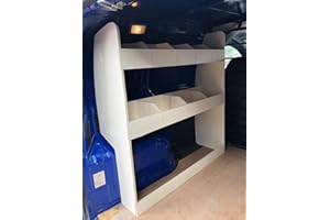 Vanify Estanterías para Furgonetas - Se Ajusta a FIAT FIORINO 2008+ Lado del Conductor