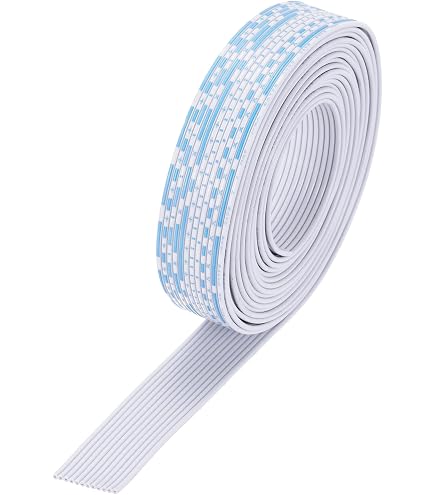 Câble Ruban Plat 16 Broches 1.27mm - 3m Gris - 28AWG - Pour JTAG, ISP, Extension PC/électronique