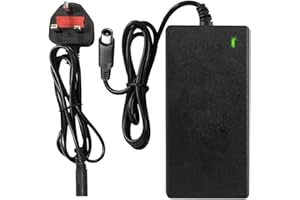 HOVCEH Electric Scooter Charger 42V 2A, Hoverboard Charger DC 8mm, Li-Ion Mobility Scooter Charger, Scooter Charger Power Supply Adapter with LED Indicator for Xiao-mi M365, Pro, Pro2, Nine-bot