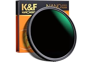 K&F Concept Filtr ND o zmiennej średnicy 67 mm ND8-128 regulowany fader neutralna gęstość ND8 - filtr ND128, NO Spot X Black X Issue, MRC 28-warstwowy, ultra cienki, wodoodporny (seria Nano-X)