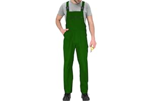 BWOLF Slater Men's Dungarees | Work Trousers with Bib | Work Bib and Brace Overalls Men | Protective Dungarees | All Seasons