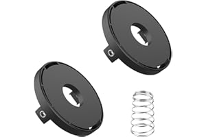 XIJIANG 2 szt. wymienna osłona szpuli, ze sprężynami głowicy podkaszarki do trawy, kompatybilna z Einhell GE-CT 36/30, Einhell GE-CM 36/43, Einhell GE-CM 43 Li M, AGILLO 36/255, AGILLO 18/200, 2 szt