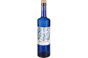 AQUAMARINA COSTA BRAVA - Agua de Mar HIPERTÓNICA - botella de 750ml 100% Natural, Sin aditivos, Rica en Minerales, Microfiltrada en frío | Ideal para beber y cocinar - 1 botella de 750ml