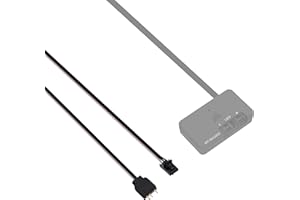 EZDIY-FAB Cavo Adattatore per Corsair Lighting Node Pro e per Corsair ICUE Commander PRO(il Mozzo non è Incluso),Si Collega a Qualsiasi Dispositivo ARGB a 3Pin da 5V (2x20cm)
