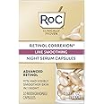RoC - Retinol Correxion Line Smoothing Night Serum Capsules - Daily Anti-Wrinkle & Anti-Aging Treatment - Visibly Reduces Fine Lines & Wrinkles - Overnight Skincare - 10 Capsules
