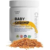 Tunai Chemmeen Whole Sun Dried Shrimps Aquarium Fish Treat |50g| Fish Food for All Life Stages of Flowerhorn, Arowana, Red Blood Parrot, Oscar, Cichlids and Turtles