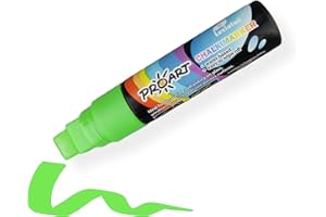 LEVIATAN | Penne di Gesso | Per Lavagna Lavabile | Gesso per la Pulizia a Umido e a Secco | Pennarello a Gesso | Pennarelli a Gesso per Lavagna | 28 g | Punta Smussata | 15 mm - Verde