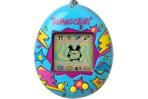 BANDAI - Tamagotchi Original Lightning - Mascota Virtual, Azul (42923NBNP)