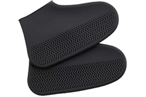 MEXRUMI 1 Pares Ubrezapatos De Silicona Impermeable Zapatos De Goma Protectores Cubierta Cubiertas De Zapatos De Lluvia Antideslizantes Cubrezapatos De Silicona Reutilizables Para Lluvia Nieve