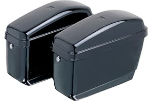 Customaccess Amz004N Borse Laterali Rigide Customacces Easy Model Ars004N con Supporti Universali Kf0002N, Nero