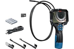 ‎BOSCH PROFESSIONAL Bosch Professional: Kamera inspekcyjna GIC 12V-5-27 C (długość przewodu: 150 cm, funkcja orientacji AutoUp, wyświetlacz o wysokiej rozdzielczości: ekran 5", 1280 x 720 px, opakowanie kartonowe)
