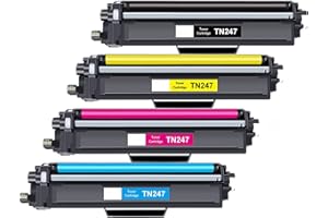 JHAAN TN-243CMYK TN247 toner do Brother MFC L3750CDW DCP-L3550CDW toner MFC-L3750CDW MFC-L3770CDW HL-L3210CW HL-L3230CDW MFC-L3730CW HL-L3270CDW L3510CDW TN243 CMYK TN-247 TN-243 (zestaw 4 szt.)