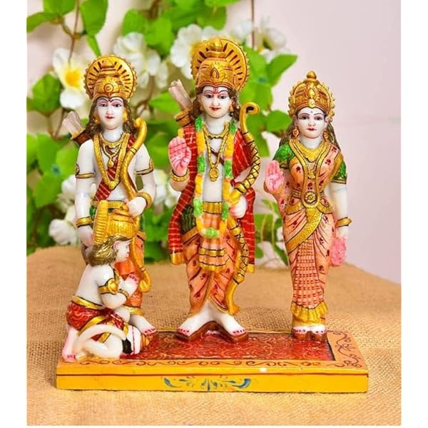 Buy Badgoti Handicrafts 8 Inches Marble Dust Action Lord Ram