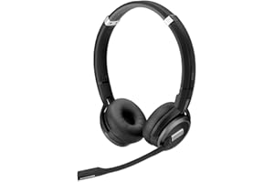 EPOS Impact SDW 60 HS - Hochwertiges DECT Wireless Headset, Geräuschunterdrückung, UC-Optimiert, Multi-Geräte-Konnektivität, Flexible Trageoptionen, Lange Sprechzeit, Ideal für Büroumgebungen