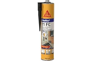 ‎SIKA Sika – Kleb- und Dichtstoff – Sikaflex-11 FC Purform Elastisch Schwarz– geeignet für übliche Baustoffe – lösemittelfrei und emissionsarm – 300 ml