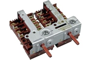 easyPART Kompatibel/Ersatz für BOSCH 00643740 Kochplattenschalterblock Schalterblock links 2facher Energieregler Kochfeld Herd Siemens 643740 YH80-150 Kochplatten stufenlose Regulierung eingesetzt in