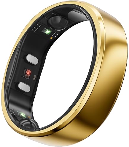 Cool Health Smartring – Gezondheid, Sport, Slaap – Met Powerbank, 19 Mm, Zwart, Waterdicht 5 ATM