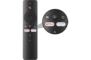 Leyf Pilot zastępczy do Xiaomi Mi Stick - kompatybilny z Mi Box S/Mi Box 4X / MI TV P1, Q1, Q1, 4S, 4K, 4A, Q1E (XMRM-00A) - Bluetooth i sterowanie głosem