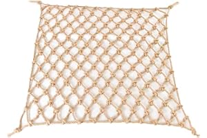 AMAKAA Net di Corda, Rete di Sicurezza del Parco Giochi, Larghezza della Mesh 6 Cm, Spessore della Corda 4 Mm, Varie Dimensioni Opzionali(Size:2x4m)