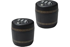 OPILROYN 2 cerraduras de combinación para botellas de vino, tapón de botella, cerradura de botella de bebida, código de combinación de bloqueo digital, cerradura de código de contraseña de botella, cerradura