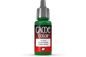 Vallejo 72030 - Colore Acrilico In Formula Opaca E Coprente A Base D'acqua, Verde (Goblin Green), 17 ml, 1 Pezzo