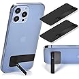 LIRAMARK Phone Kickstand/Phone Stand/Mobile Holder, Vertical and Horizontal Stand, Adjustable Angle, Compatible with iPhone & Any Other Cellphone (Pack of 2)