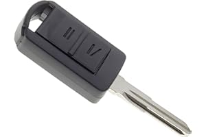 JONGO - Guscio Chiave con Lama Compatibile con Opel e Vauxhall Combo (2002-2004), Corsa (2001-2004) e Meriva (2002-2004) | Custodia Chiave Plip Macchina Telecomando 2 Pulsanti