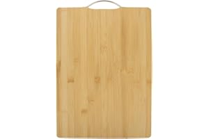 ASelected Wooden Chopping Board 40X30X1.8 Cm Bamboo Wood Chopping Board Large Wooden Butcher Block for Food Prep, Meat, Vegetables, Bread, Crackers