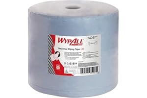KCP 7426 Wypall L30 Wischtücher, Großrolle, Blau (750-er pack)