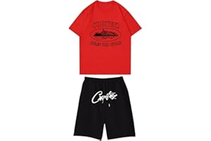GENERIC Corteiz Ensemble Corteiz Jogging Corteiz Homme Corteiz Femme Vetement De Sport Running Corteiz Short De Sport Et Corteiz Manche Courte Sportwear 2024 Nouveau Mode Ensemble de Survêtements Homme Été