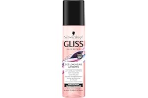 Schwarzkopf – Gliss – Lait Démêlant Express – SOS Longueur & Pointes – Démêle Immédiatement – Scelle les Fourches et Adoucit – 90% d’Ingrédients d’Origine Naturelle – Flacon de 200 ml