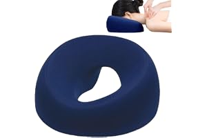 Massage Face Cradle Cushion, Massage Head Rest for Bed, Face Down Cushion, Breathe Easy Face Down Pillow, Comfortable Stomach Sleeper Pillow for Prone Sleeping, Comfortable U-Shaped Face Pillow
